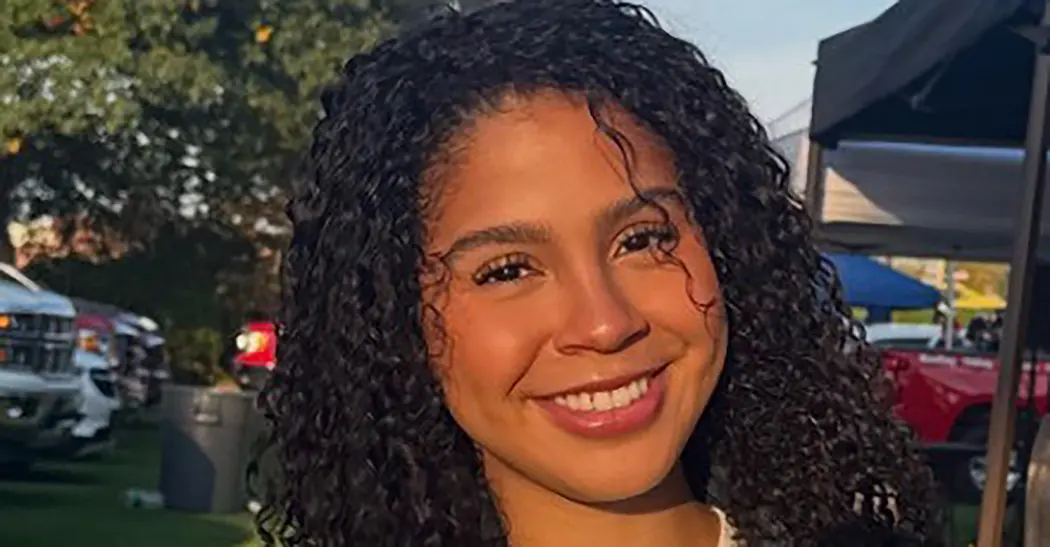 Closeup of Sydney McKinnon smiling